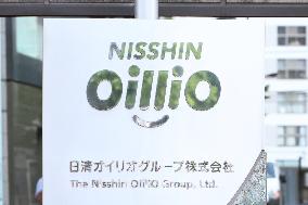 Nisshin Oillio Group signage and logo